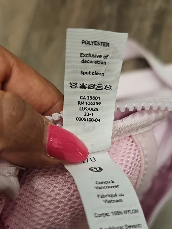 lululemon, light pink, activewear, Fanny, mesh, Spring, Workout, Yoga, Summer - Picture 3 of 9